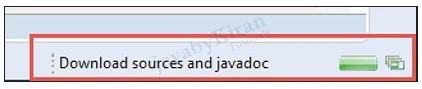 We will see it at the bottom of our page. configuring maven download source and javadoc