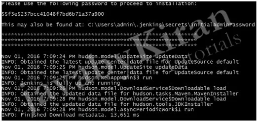 Step 3. Fire java -jar jenkins*.war on command prompt. steps to configure jenkins