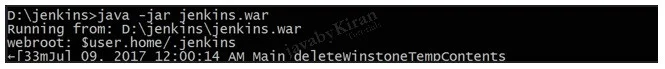 Start Jenkins from command prompt jenkins integration with maven