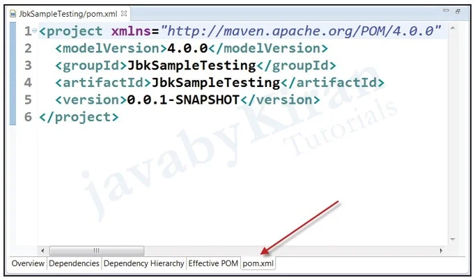 Step 4. Add dependency in pom.xml add dependency in pom.xml file