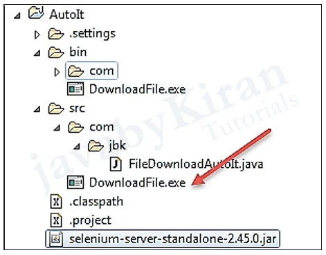 Project Structure autoit window info
