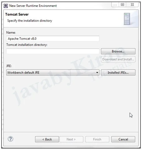 Browse Path for Tomcat web application using tomcat server