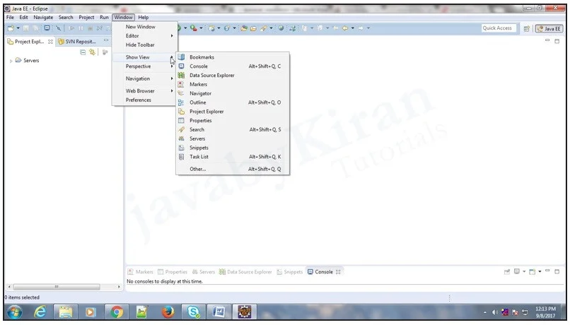Now Click on Others web application using tomcat server
