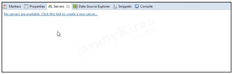 Server Screen web application using tomcat server