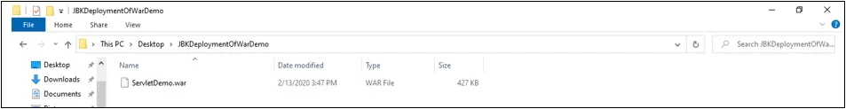 Destination of WAR File Create WAR File of Project in Eclipse